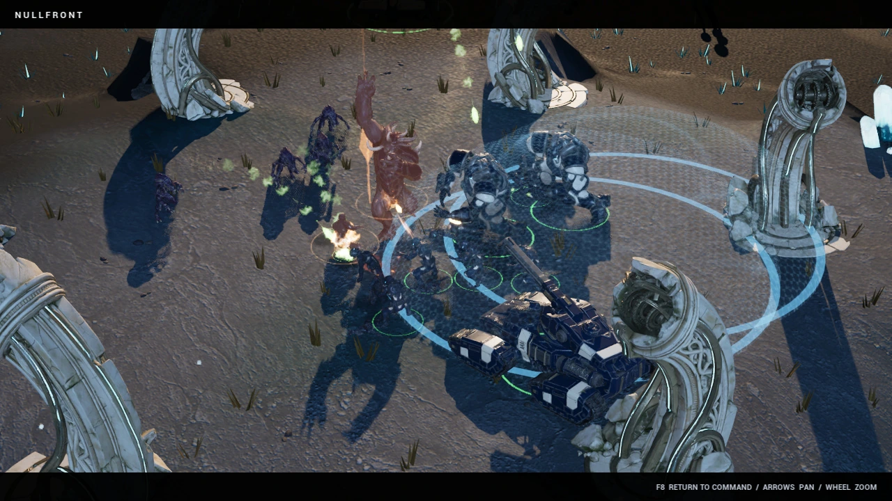 Actual gameplay of a Concord and Bloom battle.
